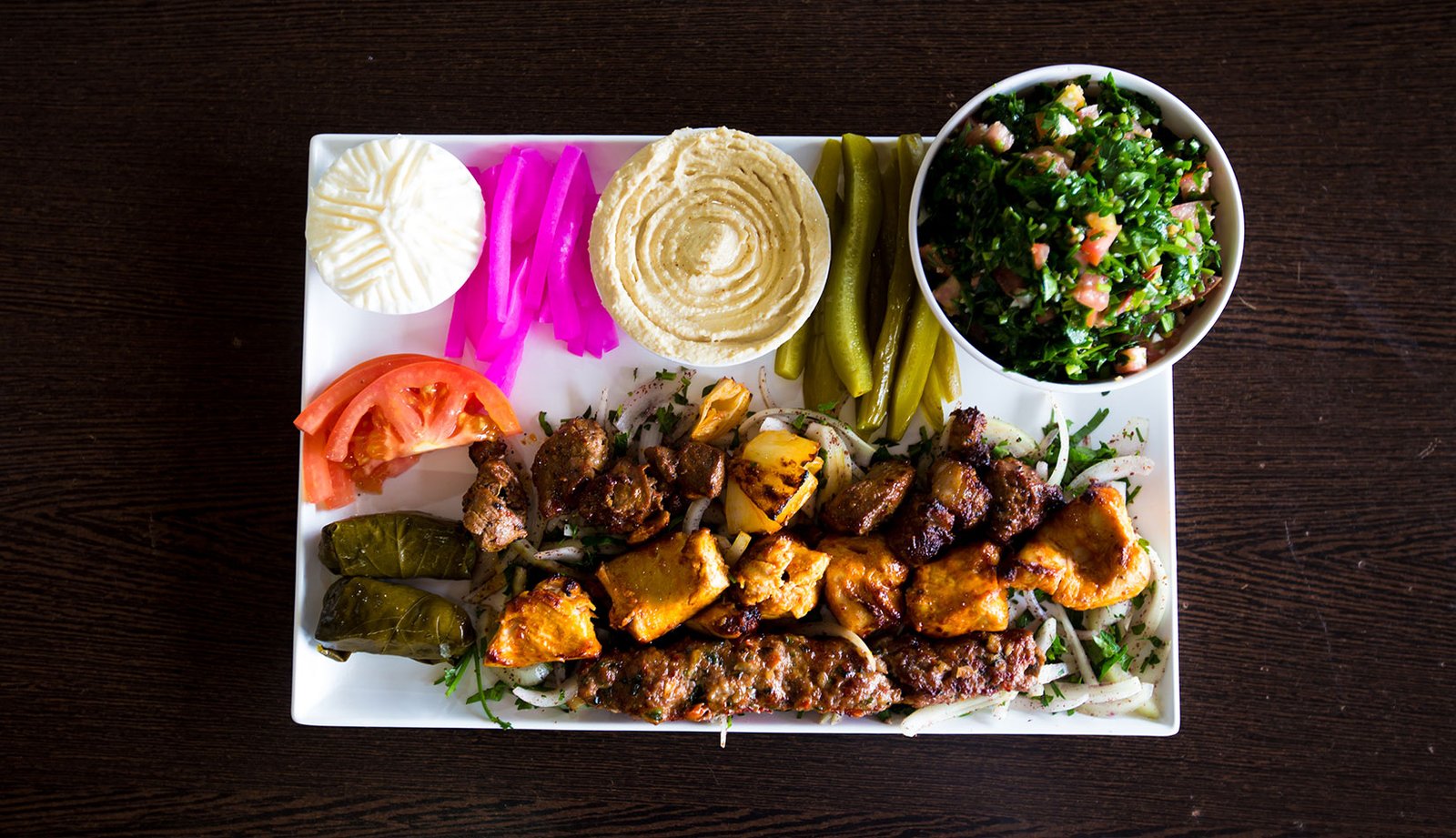 Triple BBQ Shish Plate